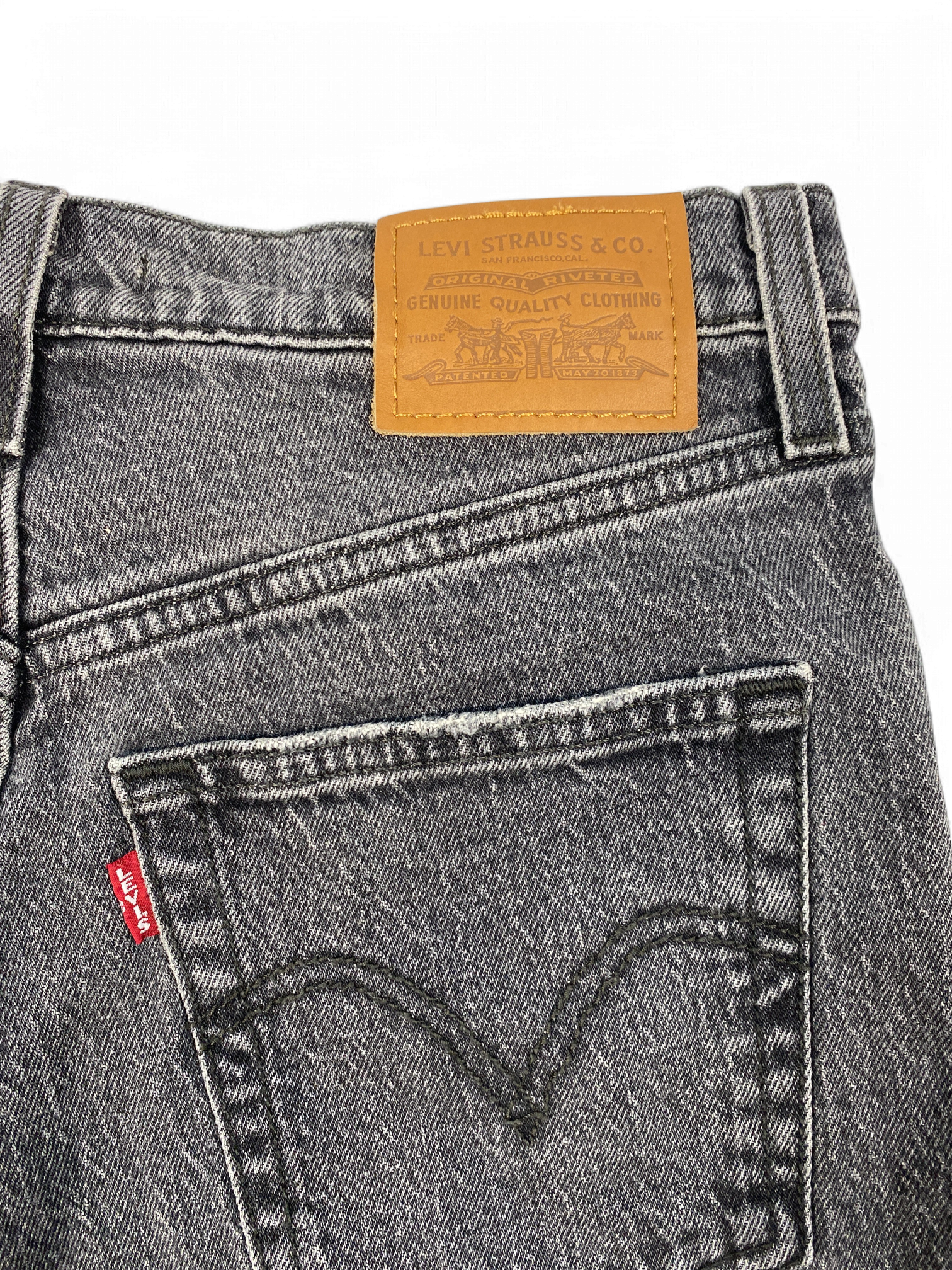 Levi's Premium Mid-Rise Gray Jeans