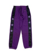 Vintage Purple Sweatpants with Star Design