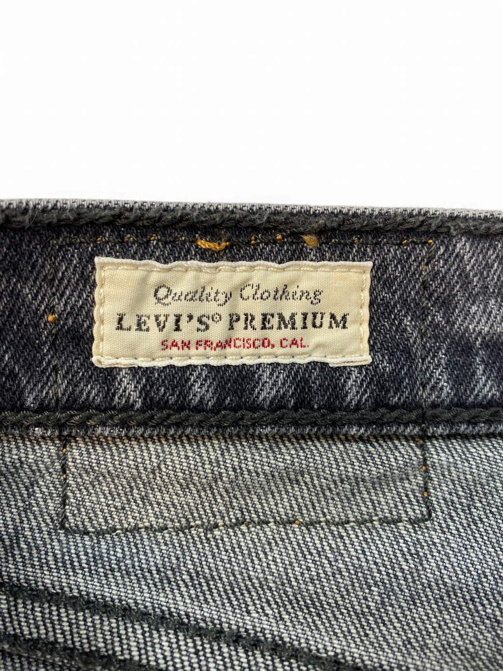 Levi's Premium Mid-Rise Gray Jeans