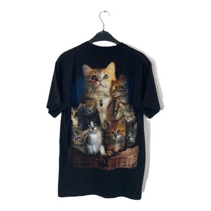 Black "Cat Puppies" T-Shirt