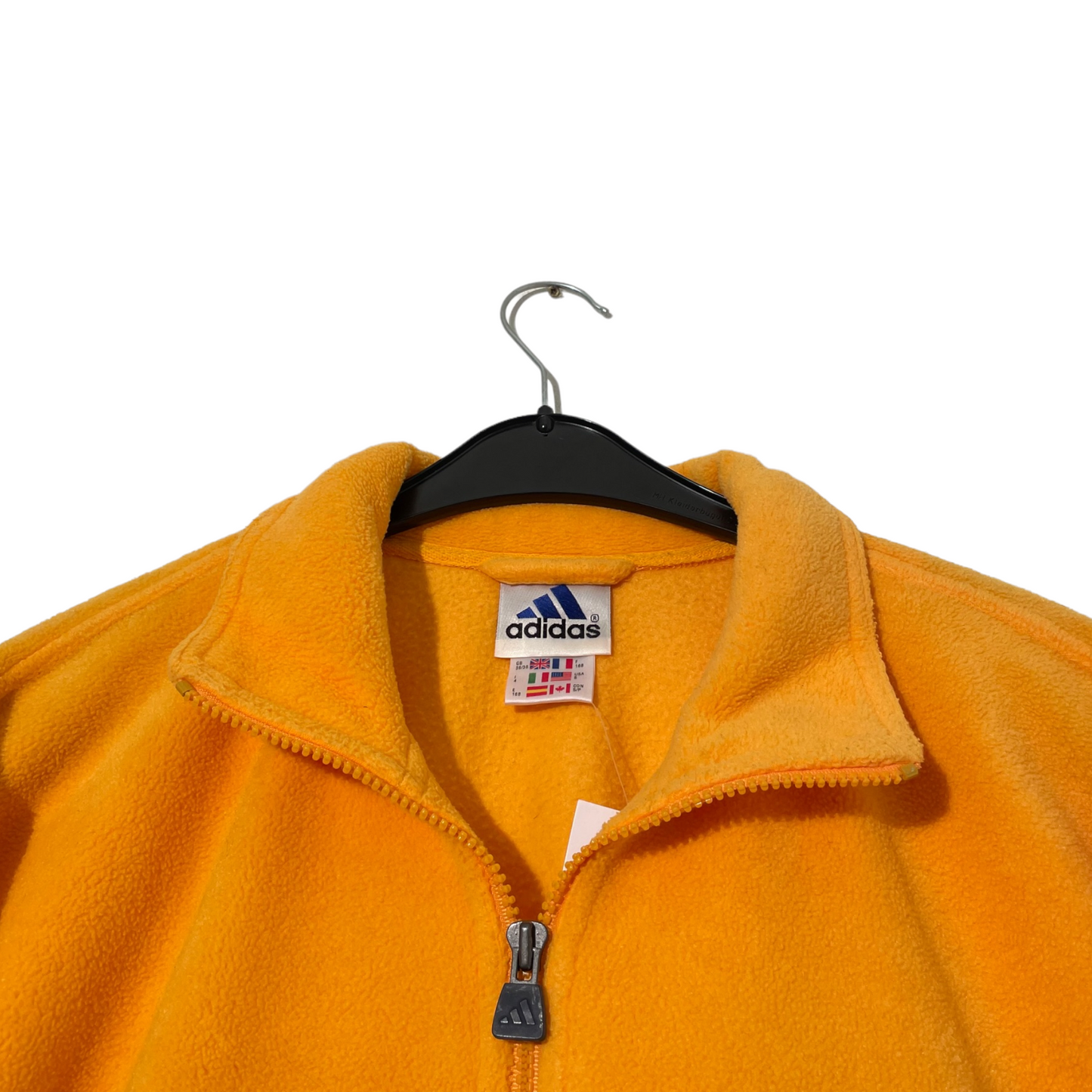 Adidas Yellow Fleece Quarter Zip