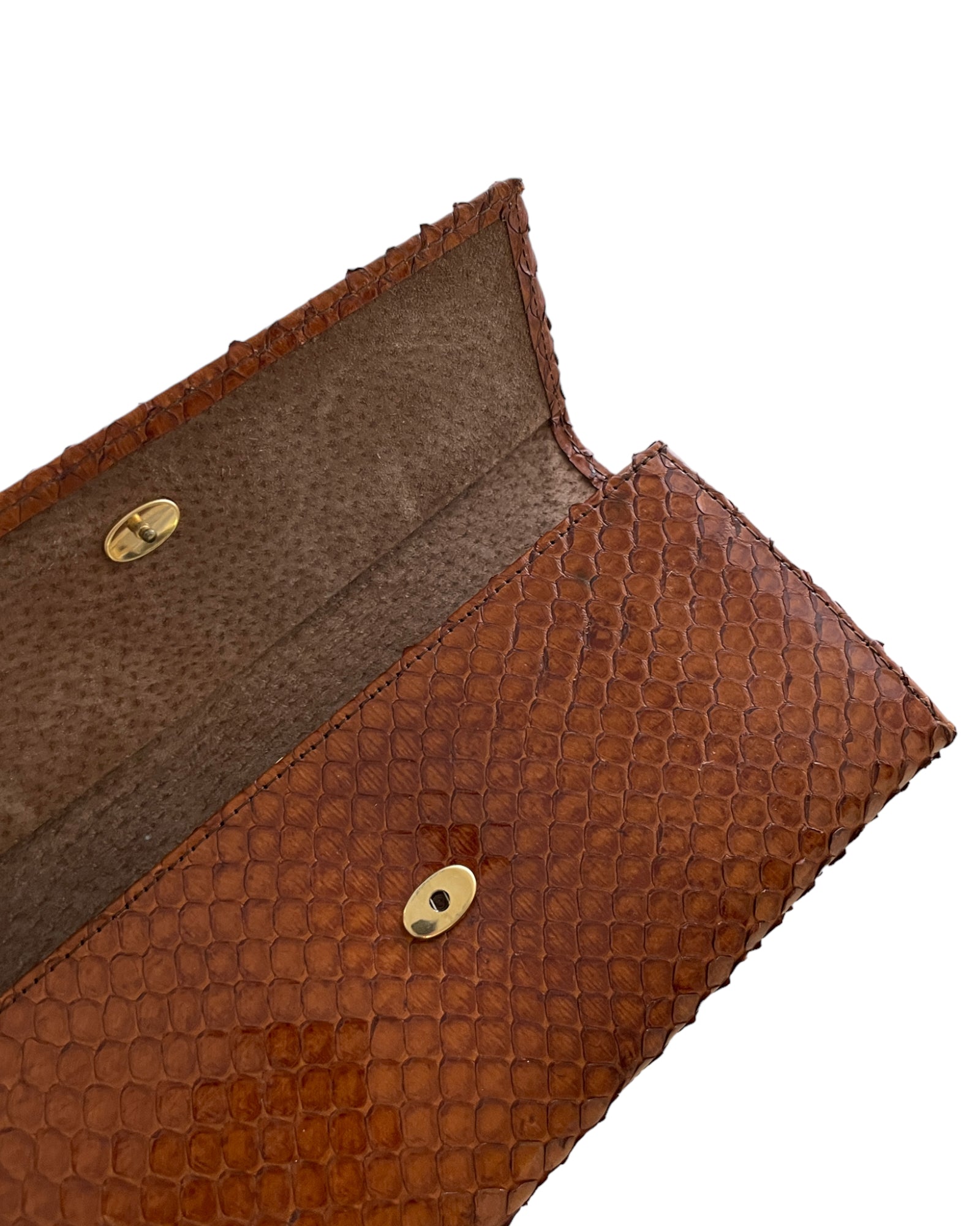 Snakeskin Clutch Bag