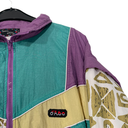 Retro Print Track Jacket