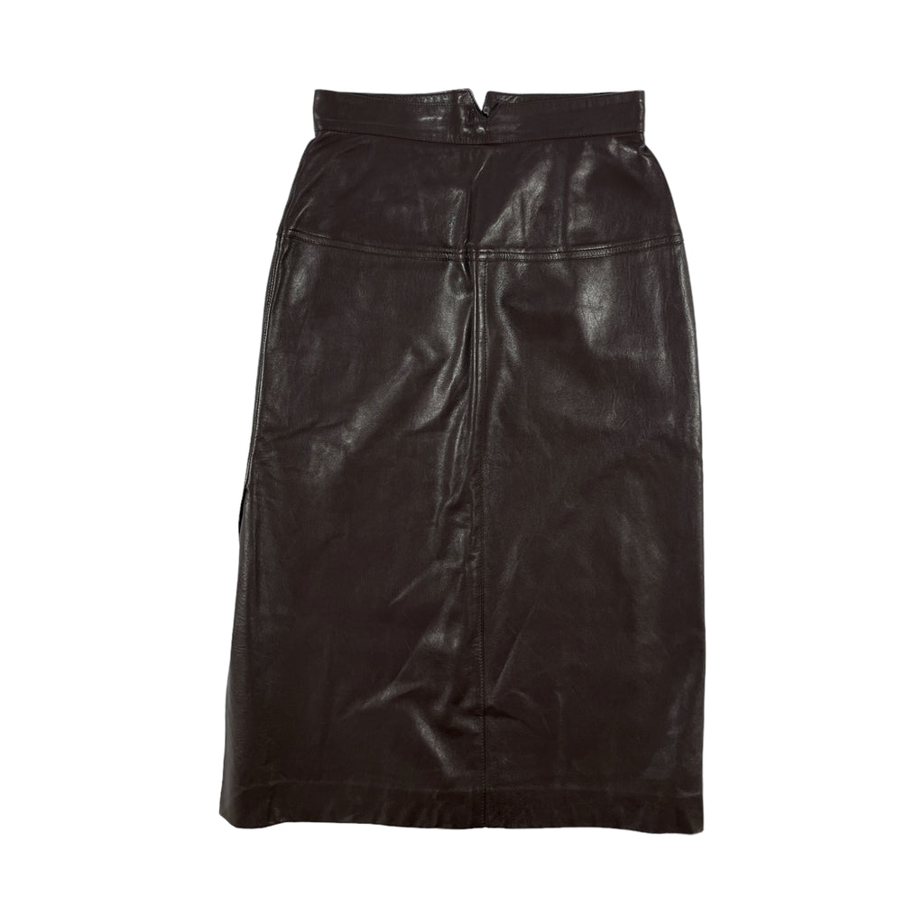 Vintage Leather Skirt