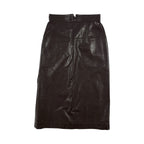 Vintage Leather Skirt