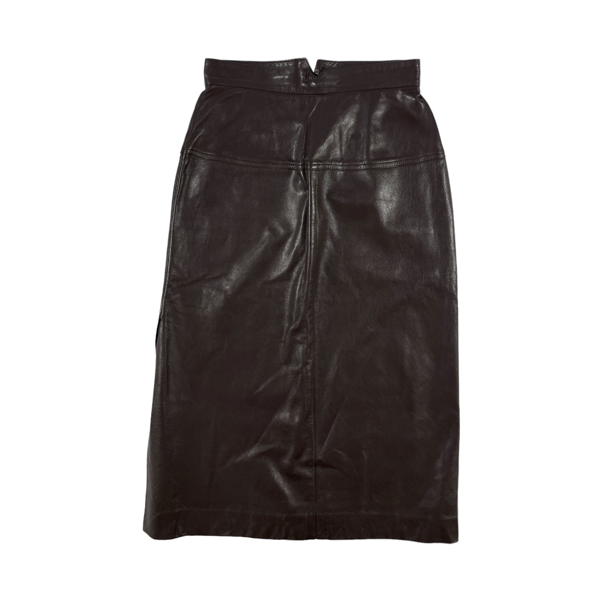 Vintage Leather Skirt