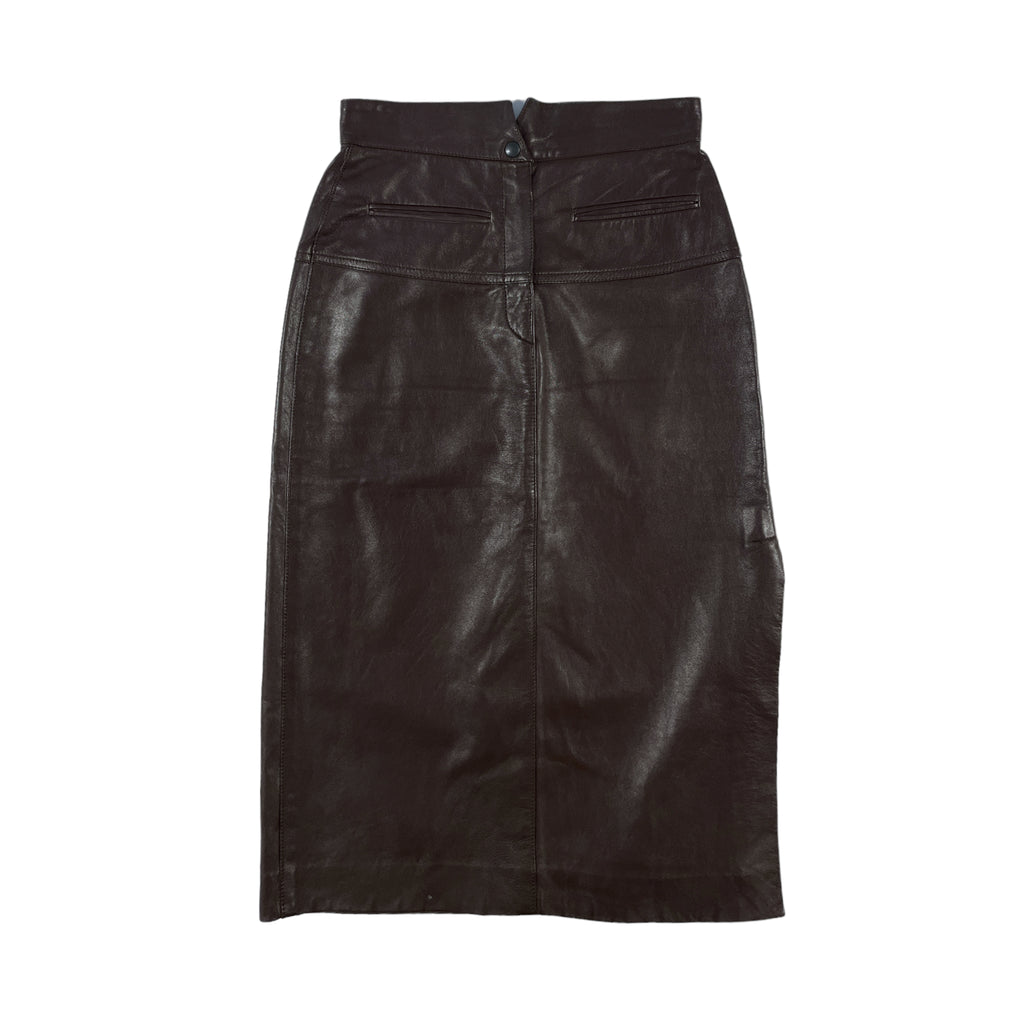 Vintage Leather Skirt