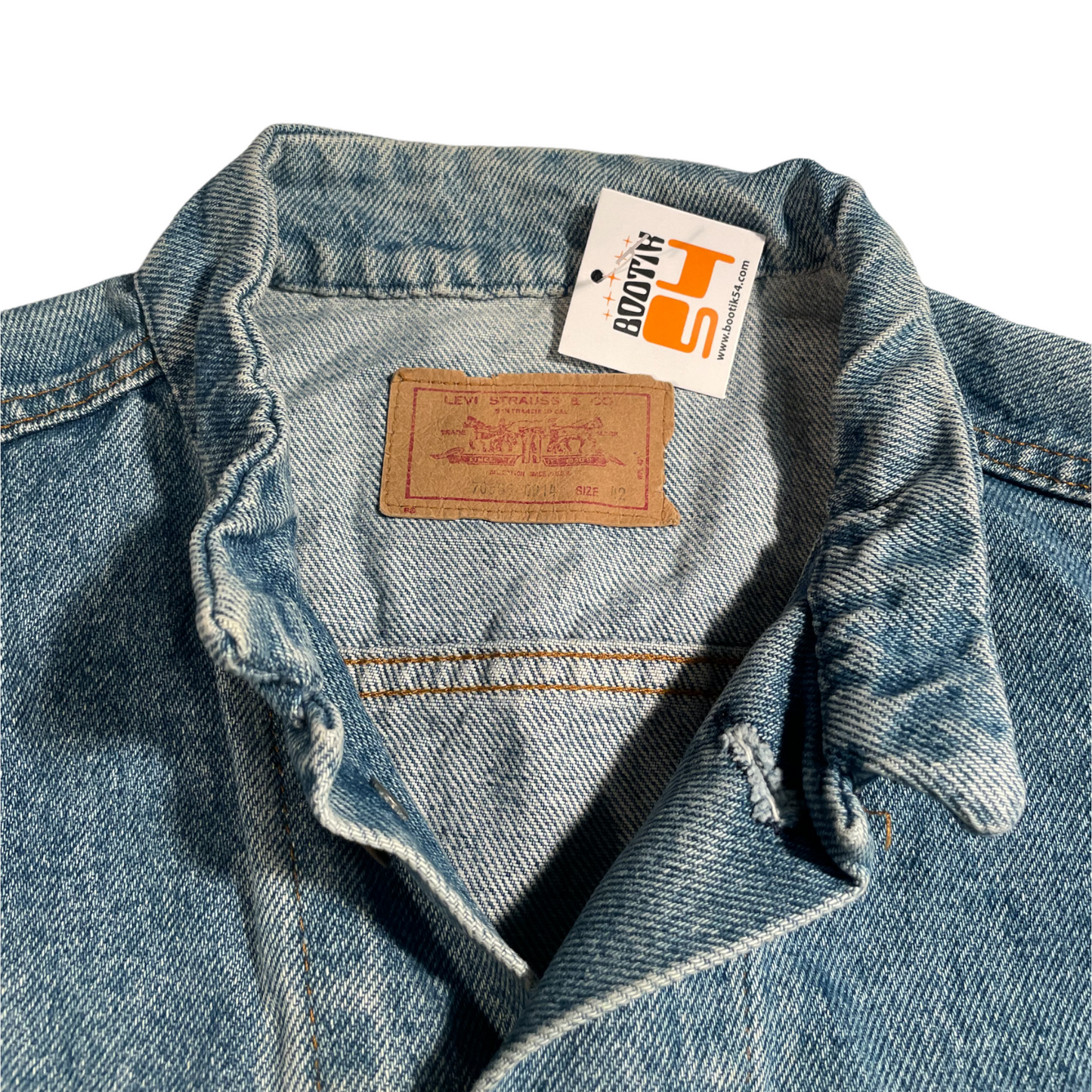 Levi's Collarless Denim Jacket