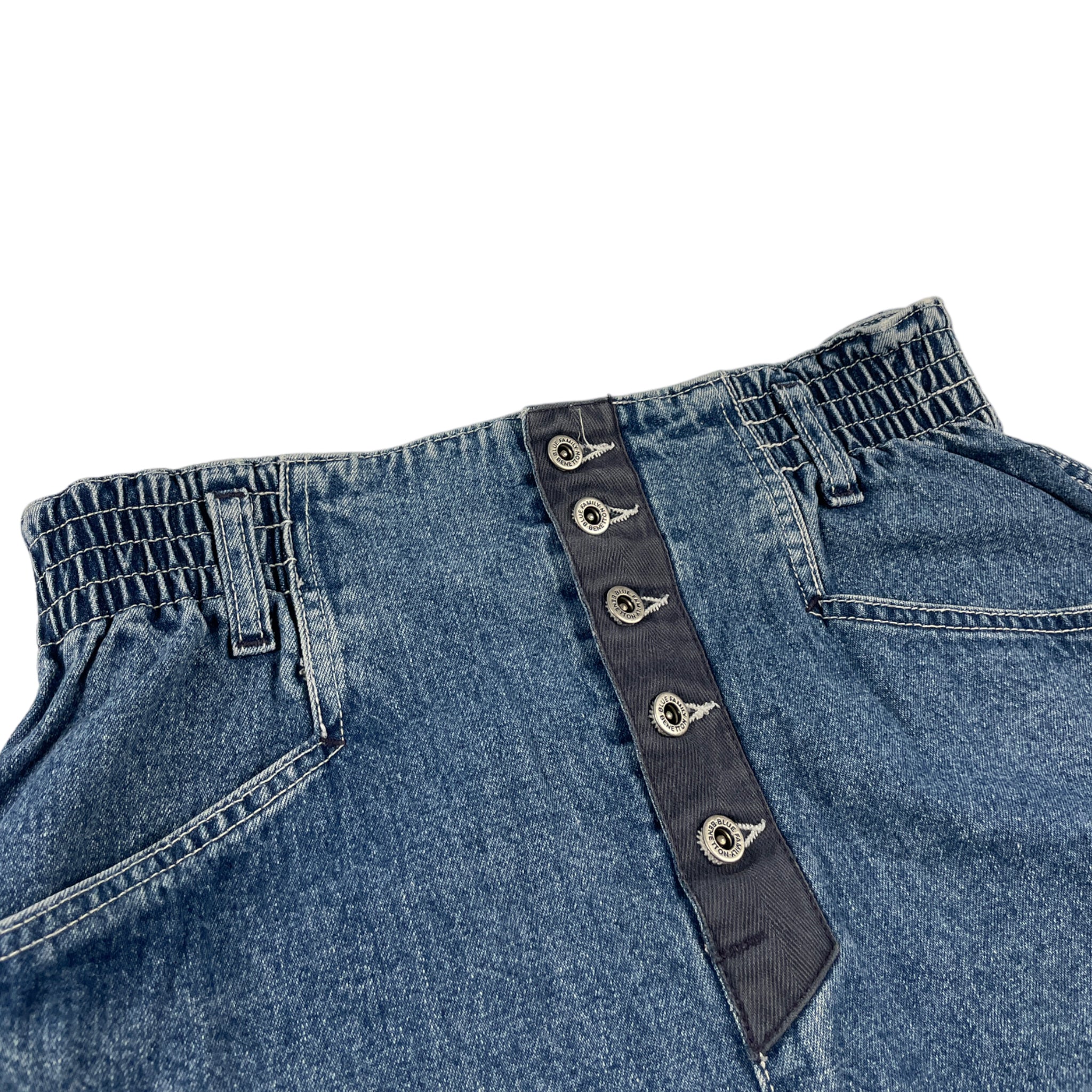 Vintage Benetton Denim Skirt
