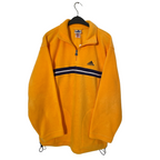 Adidas Yellow Fleece Quarter Zip