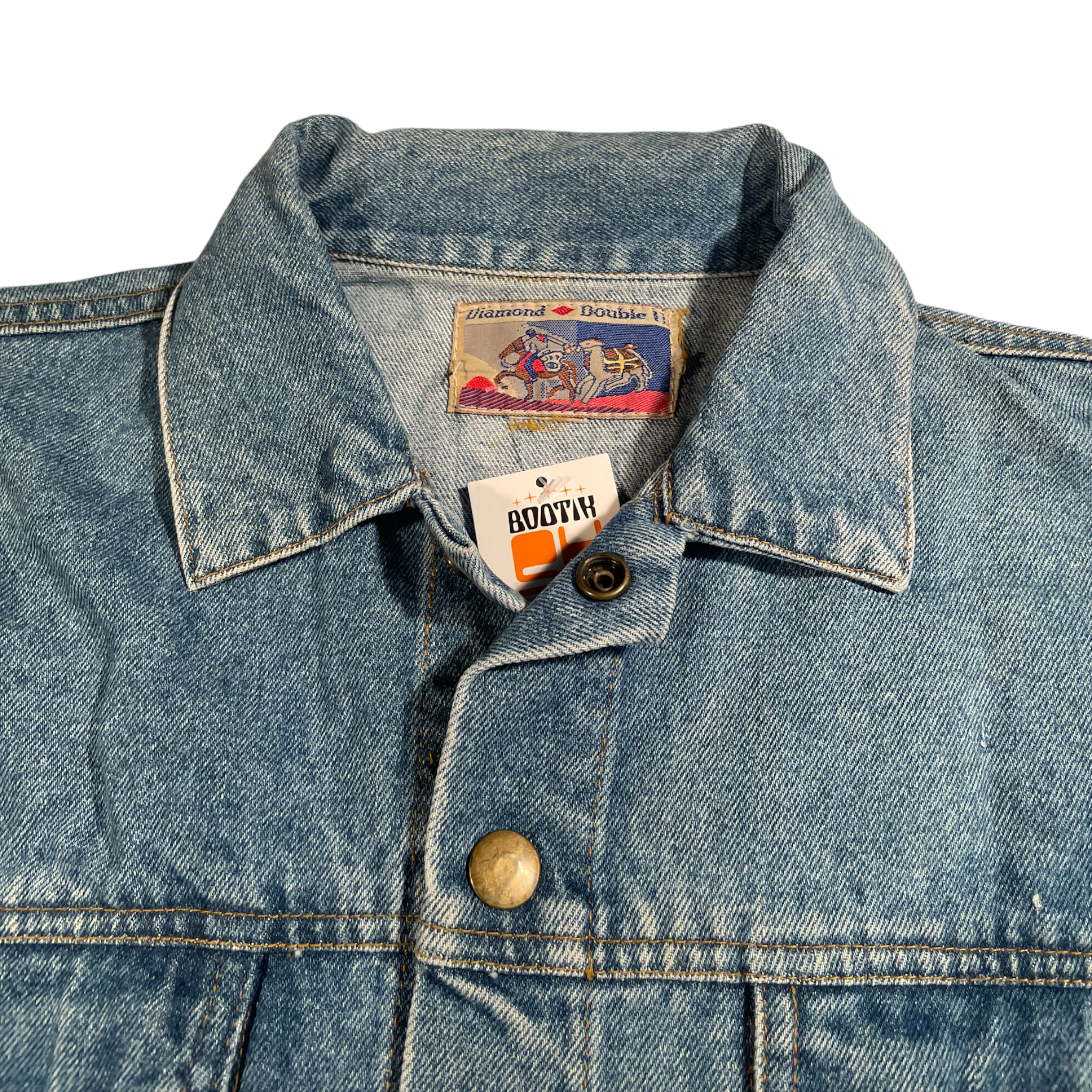 Diamond Double Denim Jacket
