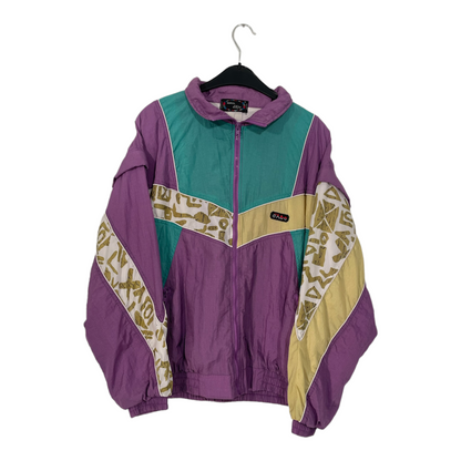 Retro Print Track Jacket