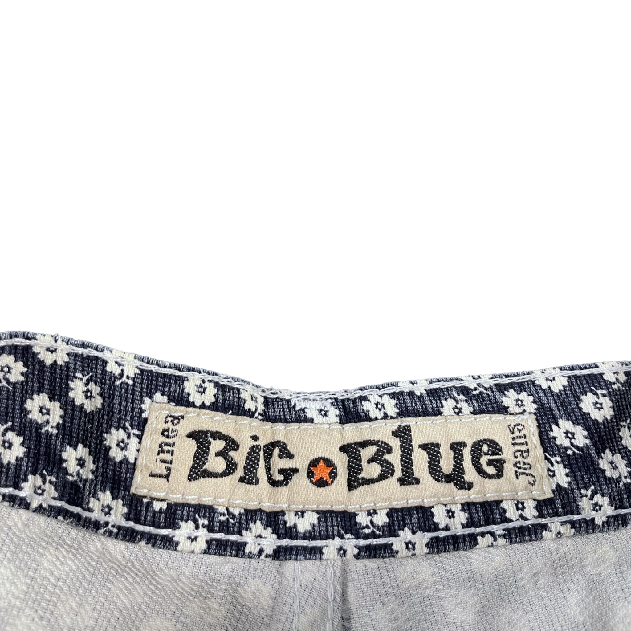 Vintage BigBlue Flower Skirt