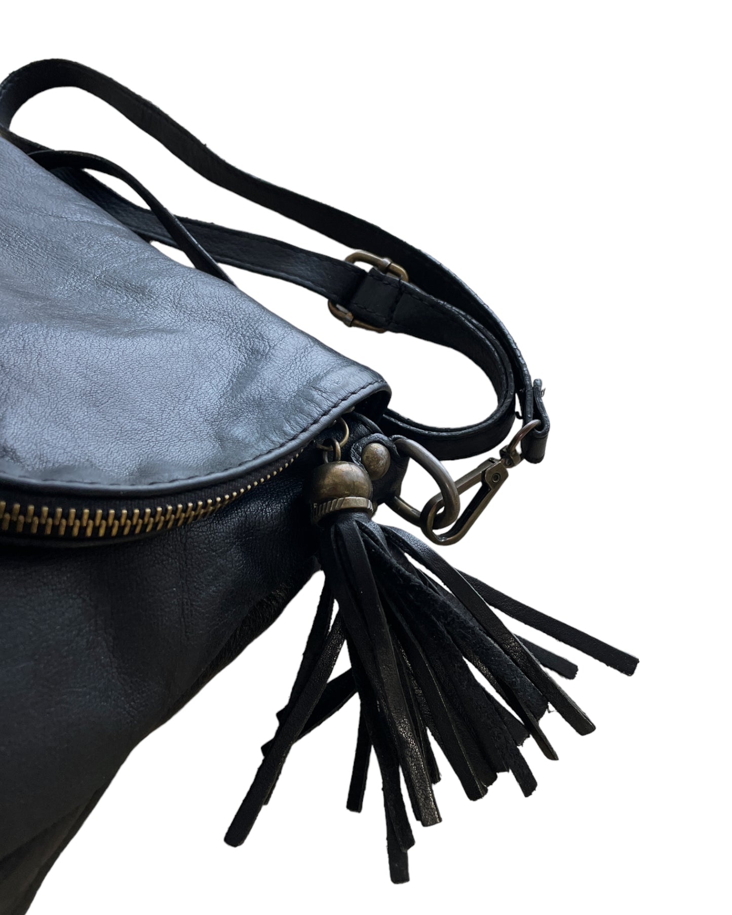 Black Leather Handbag