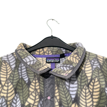 Patagonia Fleece mit Blattmuster