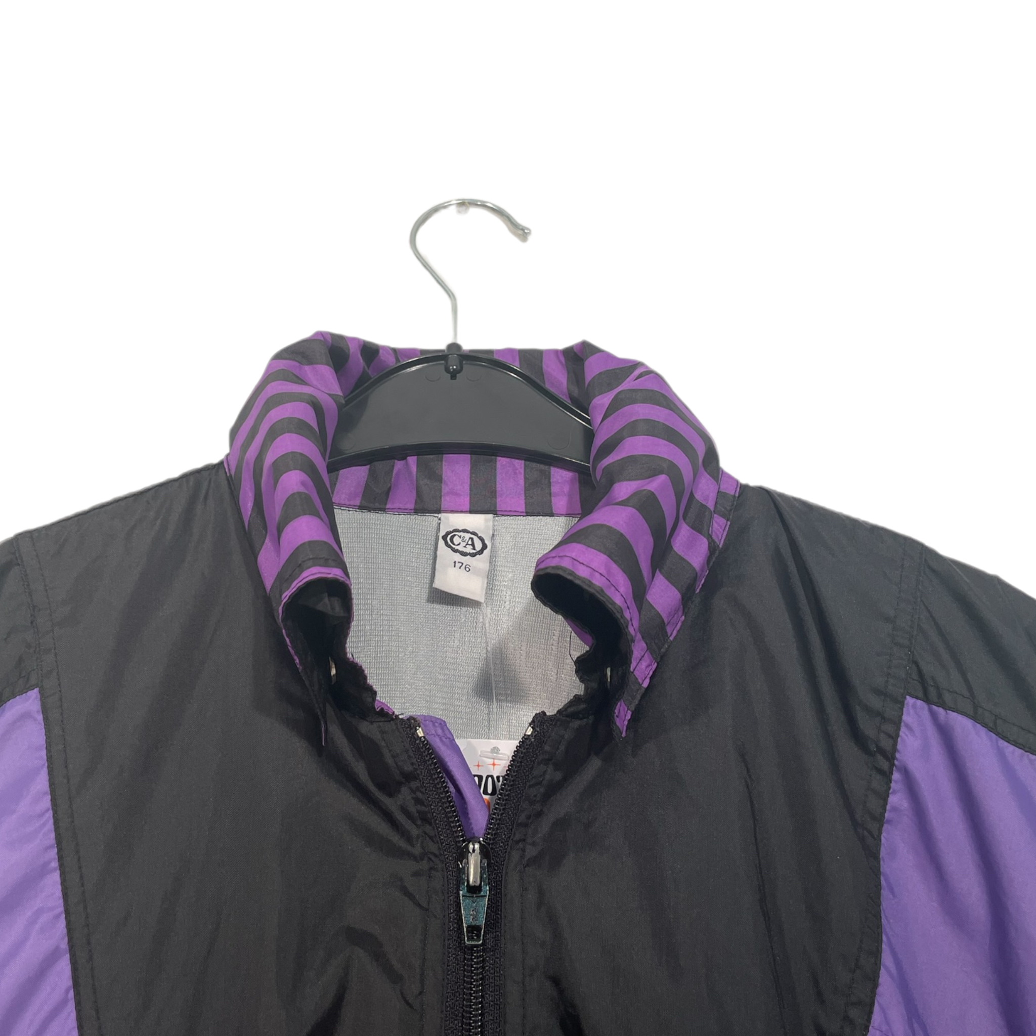 Retro Print Track Jacket