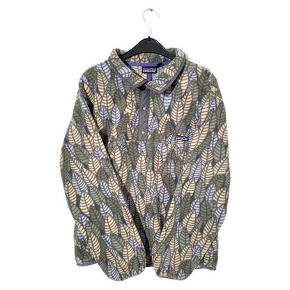 Patagonia Fleece mit Blattmuster